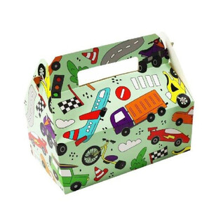 Lasten Menu-laatikot Ajoneuvot - 22,5 x 12 x 9,5 cm (24 kpl)
