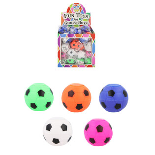 PY&Ouml;RE&Auml; JALKAPALLO-SPINNERI DISPLAY-PAKKAUKSESSA (64 kpl)