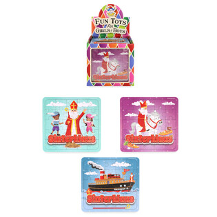 PALAPELI - SINTERKLAAS - 13 x 12 CM. DISPLAY-PAKKAUKSESSA (108 kpl)