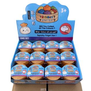 RAGE - Squishy Bun Dumplings PIENI (5.3x5.3x4.1 cm) - Viral 2026 Fidget Toy (24 kpl)