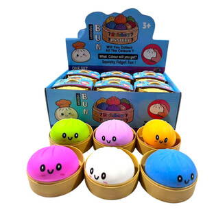 RAGE - Squishy Bun Dumplings ISO (Koko 8.5 x 8.5 x 4.8 cm) - Viral 2026 Fidget Toy (12 kpl)