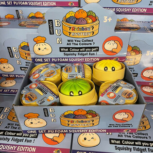 RAGE - Squishy Bun Dumplings ISOT - ONE SET PU FOAM SQUISHY EDITION (12 kpl)