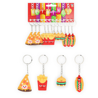 PIKARUOKA 3D-AVAIMENPER&Auml;T - SEKOITUS (12 kpl)