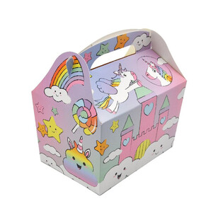 LASTENATERIALAATIKKO: UNICORN / YKSISARVINEN - Koko 18.5x12x19 CM - KIDSBOX (24 kpl)