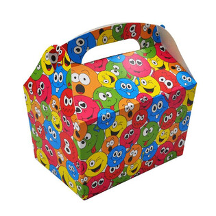 SMILEY LASTENATERIALAATIKKO - Koko 18.5x12x19 CM - KIDSBOX (24 kpl)