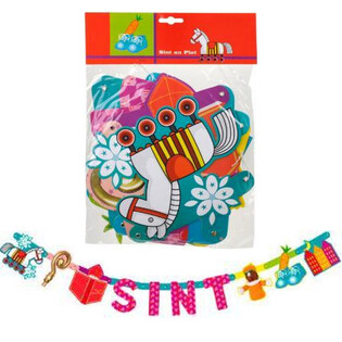 SINTERKLAAS JA PIET K&Ouml;YNN&Ouml;S - PITUUS 1,5 M (12 kpl)