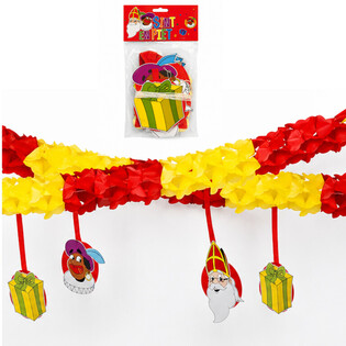 Sinterklaas ja Piet Viirinauha Riipuksilla - 4 m (6 kpl)