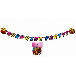 SURPRISE PARTY -KIRJAINVIIRINAUHA - PITUUS: 180 CM (6 kpl)