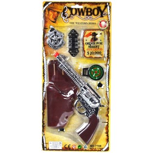 COWBOY-LEIKKISETTI KORTILLA - MALLI 2 (4-osainen)