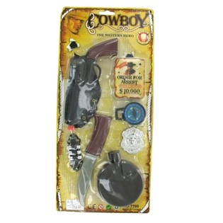 Cowboy-setti kortilla - Malli 3 (6 kpl)